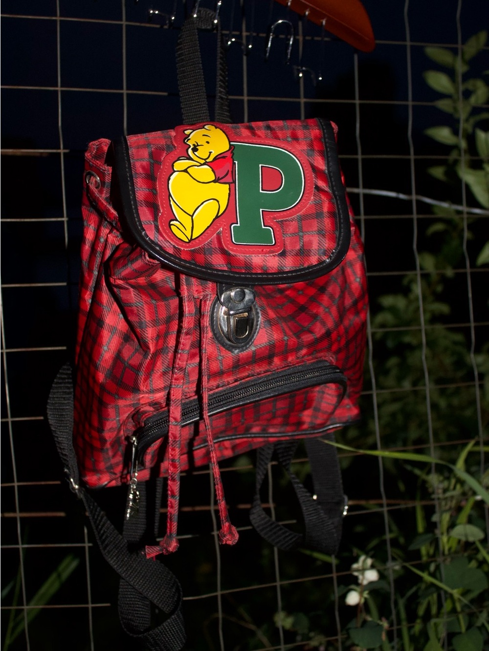 Disney Winnie the Pooh Red Plaid Mini Backpack - Picture 3 of 9